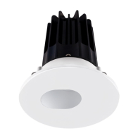Lotus 2" LED Recessed Downlight - 8W - 4000K - 620 Lumens - Silver Reflector - Slot Aperture Trim - 120V