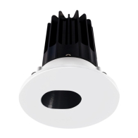 Lotus 2" LED Recessed Downlight - 8W - 2700K - 580 Lumens - Black Reflector - Slot Aperture Trim - 120V