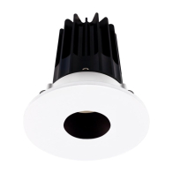 Lotus 2" LED Recessed Downlight - High Output - 15W - 4000K - 1,020 Lumens - Bronze Reflector - Pinhole Trim - 120V