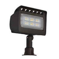 Westgate LF4 LED Landscape Wall Wash Flood Light - 12W - 3000K - 1,080 Lumens - 12V - Bronze