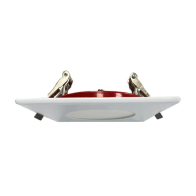 Lotus Fire Rated 4" Square Flat LED Downlight - CCT Selectable - 120V