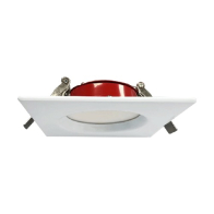 Lotus Fire Rated 4" Square Regressed LED Downlight - CCT Selectable - 120V