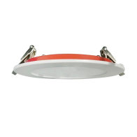 Lotus Fire Rated 6" Round Flat LED Downlight - CCT Selectable - 120V