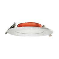 Lotus Fire Rated 6" Round Regressed LED Downlight - CCT Selectable - 120V
