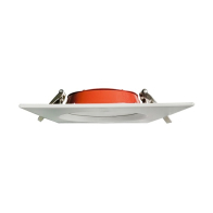 Lotus Fire Rated 6" Square Regressed LED Downlight - CCT Selectable - 120V