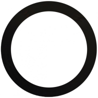 Lotus Goof Ring for 4" Models - 5.8" Cover Area - Black