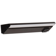 Task Lighting 10.5" 6W Lighted Power Strip - 1 Receptacle - 2700K - 300 Lumens - 12V - Black