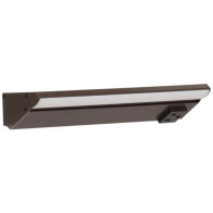 Task Lighting 10.5" 6W Lighted Power Strip - 1 Receptacle - 3000K - 300 Lumens - 12V - Bronze