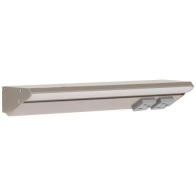 Task Lighting 12.5" 6W Lighted Power Strip - 2 Receptacles - CCT Tunable (27K thru 50K) - 12V - Satin Nickel
