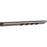 Task Lighting 24.5" 12W Lighted Power Strip - 4 Receptacles - CCT Tunable (27K thru 50K) - 12V - Bronze