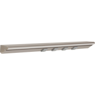 Task Lighting 24.5" 12W Lighted Power Strip - 4 Receptacles - CCT Tunable (27K thru 50K) - 12V - Satin Nickel