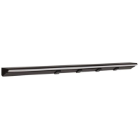 Task Lighting 24.5" 12W Lighted Power Strip - 4 Receptacles - 2700K - 1,200 Lumens - 12V - Black