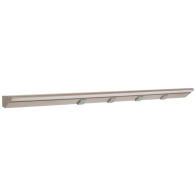 Task Lighting 24.5" 12W Lighted Power Strip - 4 Receptacles - 3000K - 1,200 Lumens - 12V - Satin Nickel