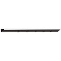 Task Lighting 42.5" 21W Lighted Power Strip - 5 Receptacles - 4000K - 2,100 Lumens - 12V - Black