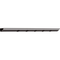Task Lighting 42.5" 21W Lighted Power Strip - 5 Receptacles - 3000K - 2,100 Lumens - 12V - Black