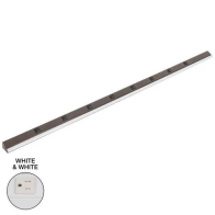 Task Lighting 72.5" 36W Lighted Power Strip - 8 Receptacles - 4000K - 3,600 Lumens - 12V - White