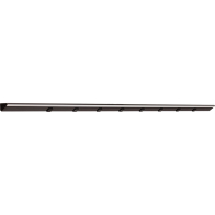Task Lighting 72.5" 36W Lighted Power Strip - 8 Receptacles - 4000K - 3,600 Lumens - 12V - Black
