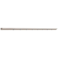 Task Lighting 72.5" 36W Lighted Power Strip - 8 Receptacles - 4000K - 3,600 Lumens - 12V - Satin Nickel