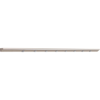 Task Lighting 72.5" 36W Lighted Power Strip - 8 Receptacles - 2700K - 3,600 Lumens - 12V - Satin Nickel