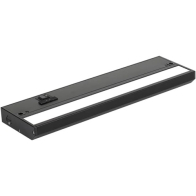 NSL 5W 12" Task Star Pro LED Under Cabinet Light - CCT Selectable - 300 Lumens - 120V - Black
