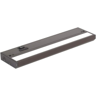 NSL 5W 12" Task Star Pro LED Under Cabinet Light - CCT Selectable - 300 Lumens - 120V - Bronze
