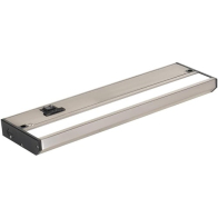 NSL 5W 12" Task Star Pro LED Under Cabinet Light - CCT Selectable - 300 Lumens - 120V - Satin Nickel