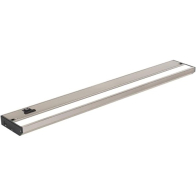NSL 12W 24" Task Star Pro LED Under Cabinet Light - CCT Selectable - 700 Lumens - 120V - Satin Nickel