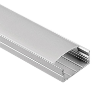 NSL 39" LED Tape Light Surface Mount Aluminum Mounting Channel - Frosted PC Cover