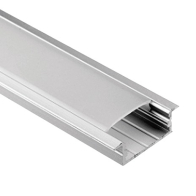 NSL LED Tape Light 39" Recessed Aluminum Mounting Channel - Frosted PC Cover