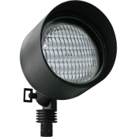 Dabmar 9W LED Flood Light w/ Hood - PAR36 Lamp - RGB Tunable + 2700K - 12V - Black