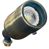 Dabmar 7W LED Directional Spot Light - MR16 Lamp - 2700K - 12V - Antique Brass