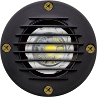 Dabmar 4W LED In-Ground Well Light w/ Grill - MR16 Lamp - RGB Tunable + 2700K - 12V - Black