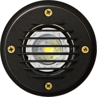 Dabmar 7W LED In-Ground Well Light w/ Grill - MR16 Lamp - 2700K - 12V - Black