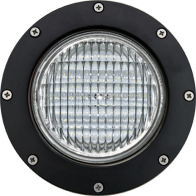 Dabmar 6W LED In-Ground Well Light - PAR36 Lamp - 3000K - 12V - Black