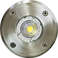 Dabmar 5W LED In-Ground Well Light - MR16 Lamp - 2700K - 12V - Stainless Steel