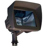 Dabmar 4W LED Flood Light w/ Hood - 3000K - 12V - Bronze