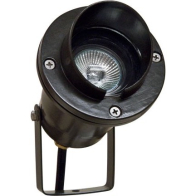 Dabmar 7W LED Spot Light w/ Hood - MR16 Lamp - 2700K - 12V - Black