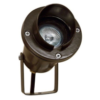 Dabmar 3W LED Spot Light w/ Hood - MR16 Lamp - 2700K - 12V - Bronze