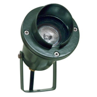 Dabmar 7W LED Spot Light w/ Hood - MR16 Lamp - 2700K - 12V - Green