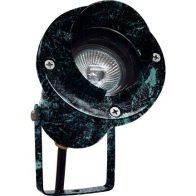 Dabmar 5W LED Spot Light w/ Hood - MR16 Lamp - 2700K - 12V - Verde Green