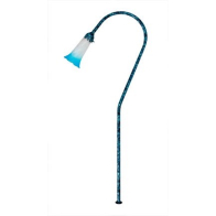 Dabmar 3W 28" LED Pathway Light - Blue Shade - Turtle Friendly Amber - 12V - Verde Green