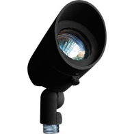 Dabmar 7W LED Spot Light w/ Hood - MR16 Lamp - 2700K - 12V - Black