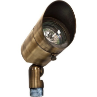 Dabmar 7W LED Spot Light w/ Hood - MR16 Lamp - 2700K - 12V - Antique Bronze