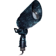 Dabmar 3W LED Spot Light w/ Rotatable Hood - MR16 Lamp - 2700K - 12V - Verde Green