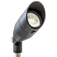 Dabmar 3W LED Spot Light w/ Hood - MR16 Lamp - 2700K - 12V - Black