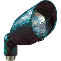 Dabmar 7W LED Spot Light w/ Hood - MR16 Lamp - 2700K - 12V - Verde Green