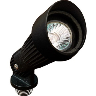 Dabmar 3W LED Mini Spot Light w/ Hood - MR16 Lamp - 2700K - 12V - Black