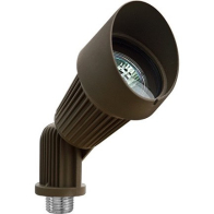 Dabmar 3W LED Mini Spot Light w/ Hood - MR16 Lamp - 2700K - 12V - Bronze