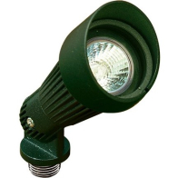 Dabmar 5W LED Mini Spot Light w/ Hood - MR16 Lamp - 2700K - 12V - Green