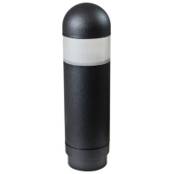 Dabmar 3W LED Mini Bollard - MR16 Lamp - 2700K - 12V - Black